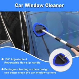 Herramienta de limpieza de parabrisas, 15 piezas de kit de detalles de interiores de automóvil, kit de limpieza de interiores, cepillos de detalles de automóviles, gel de limpieza de automóviles,