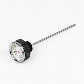HI-LINE Oil Thermometer CT125 for Hunter Cub Cross Cub 110/50, Oil Thermometer, Measuring Range 0-200°C, Motorcycle, Thermometer, Temperature Measurement, Convenient Oil Temp Meter, Stylish, Dress Up