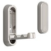 2 Pack Silver Foldable Wall Hooks Heavy Duty - Invisible