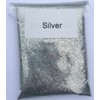 100g Fine Silver Craft Glitter Perfect for Arts & Crafts