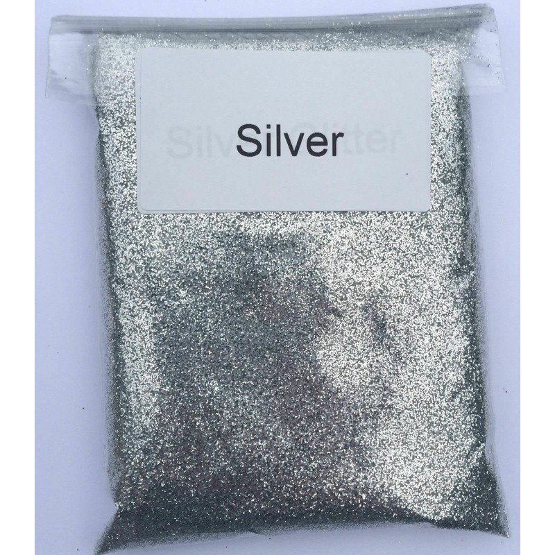 100g Fine Silver Craft Glitter Perfect for Arts & Crafts