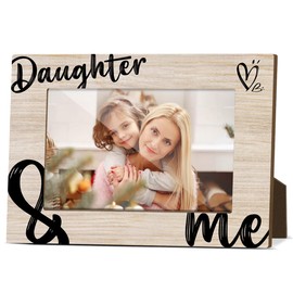 Gifts for Daughter from Mom Wooden Picture Frames 4x6 Picture Frame for Desk Baby Frame Horizontal Picture Frame Small Picture Frames Daughter Graduation Gifts Photo Gifts Picture Frame 4x6 - Jrm727