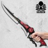 Kraken Steampunk Fantasy Full-Tang Sword - 20.5” Length | Curved