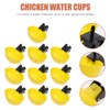 Ipetboom 1 Set Automatic Chicken Feeder 10 Quail Water Cups