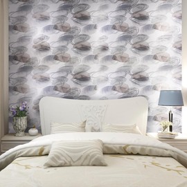 Main Street Peel and Stick Wallpaper Panels - Multi-Color Winner Circle Print Contact Paper, 16' x24 20.5" 8-Pk of Removable Stick On Wall Paper Panels in Modern Prints for Kitchen, Living Room.