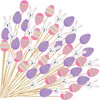 Bekeify 200 PCS Bamboo Sticks 12 CM Toothpicks for Easter
