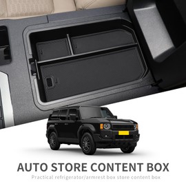 smabee Center Console Organizer Compatible with Toyota Land Cruiser 250 Prado J250 LC250 2024 2025 Accessories Interior ABS Armrest Storage Box Tray Organizer Insert (Not Fit Cool Box)