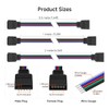 BTF-LIGHTING 5 Pack 22AWG 5 Pin JST Male to Female