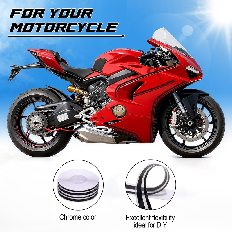 Spurtar Car Pinstripe Tape, 2 Rolls x 32Ft Pinstriping Automotive