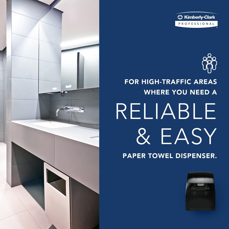 Kimberly-Clark Professional Sanitouch Manual Universal Hard Roll Paper Towel Dispenser