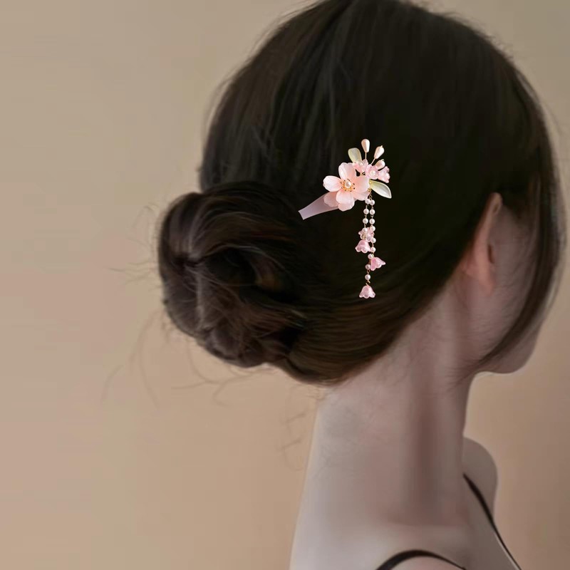 EZ PEACH Tortoise Shell Style Stick, Hair Stick, Single Hair