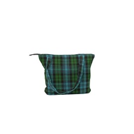 Briomhar Tartan Tote Bag for Women - Plaid Wool Zippered Tote Bag Made in Scotland (Campbell Ancient)