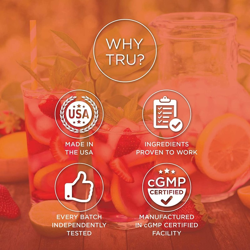 TRU Supplements Energy, Pre Workout Training Formula, Vegan Friendly, No