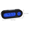 2 Pcs Car Dashboard Clock with High Precision Clock, Mini