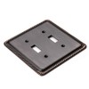 Rope Edge Decorative Wall Plate Switch Plate Outlet Cover (Double