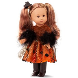Götz 2113038 Just Like Me Lucia Magic Witch Doll 27 cm Tall Standing Doll with Long Blonde Red Highlighted Hair Brown Sleeping Eyes in a 6-Piece Set