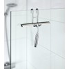 WENKO Taranto Shower Squeegee and Towel Hook with 2 Hooks