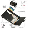 SLim Credit Card Holder Shielded RFID Men's Wallet Anti-cloning Card