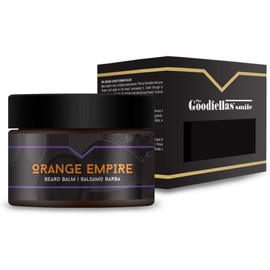 Bálsamo para barba acondicionador y suavizante The Goodfellas' smile 1.7 oz - Hecho en Italia con manteca de karité y aceite de jojoba - (Orange Empire)