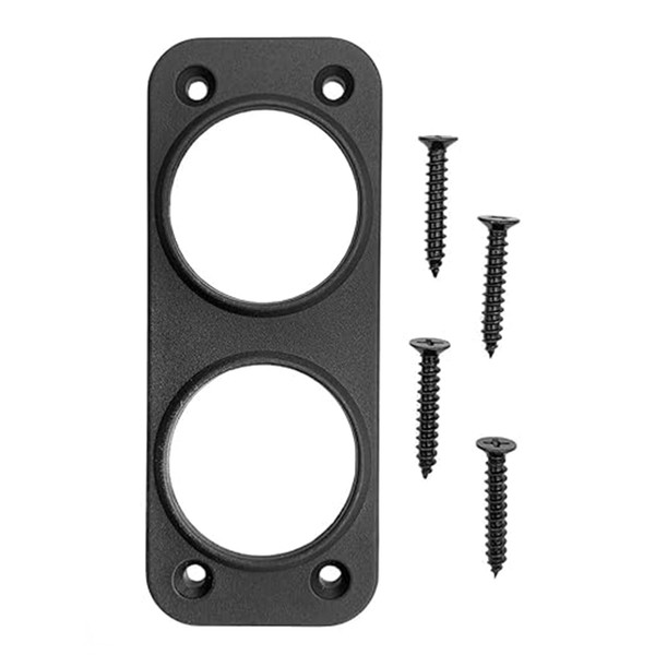 Offgridtec Front Mounting Frame for 2 Sockets with 4 Screws,