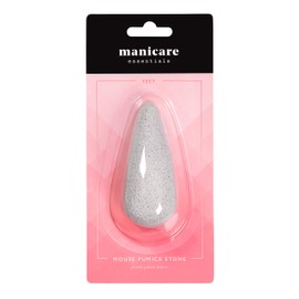 Manicare Mouse Pumice Stone For Eliminating Dry Skin, Prevents and Removes Corns Calluses And Cracked Heels, Exfoliates Hard Dead Skin, Pedicure Block, Natural Pumice, Smooths Skin Elbows and Knees