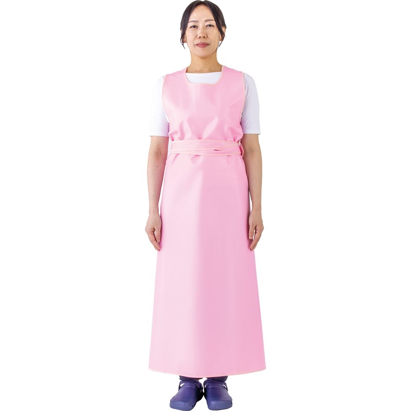 Footmark 403306 Apron for Bathing Nursing Care LL, Pink