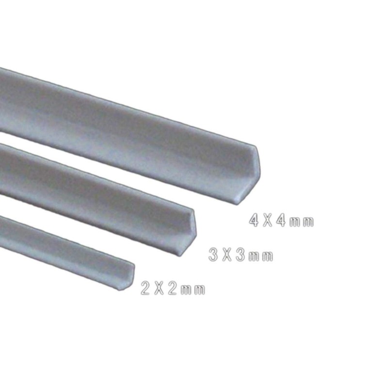 CGjiogujio 20pcs 4 x 4 x 250mm ABS Styrene Plastic