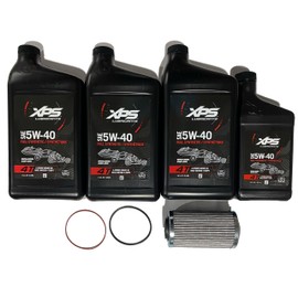 Generic OEM Full Synthetic 5W-40 Oil Change Kit 9779486 Compatible with Seadoo 4-Tec 1500cc and Up Rotax Engines GTI GTX GTR RXP RXT Fish Pro Wake Pro