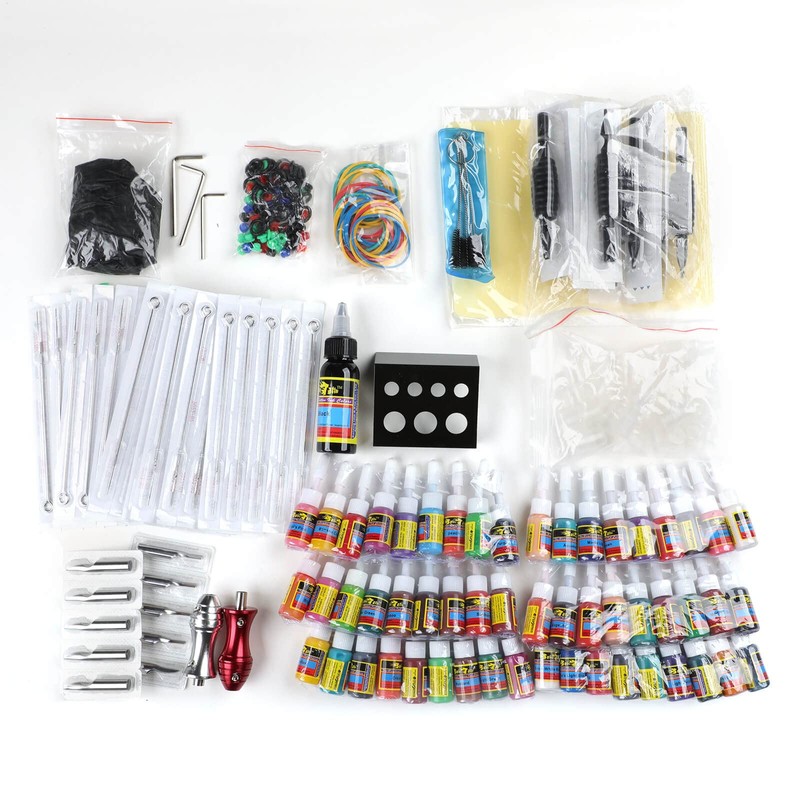 Solong Tattoo Complete Tattoo Kit 4 Pro Machine Guns 54