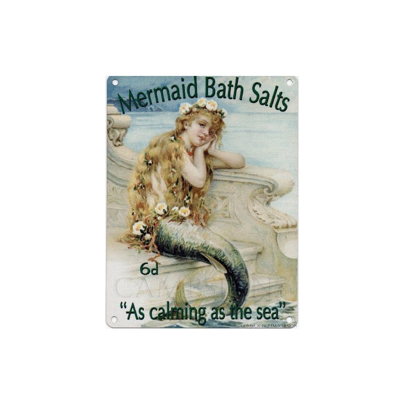 Mermaid Bath Salts"As Calming As The Sea" - Mini Metal