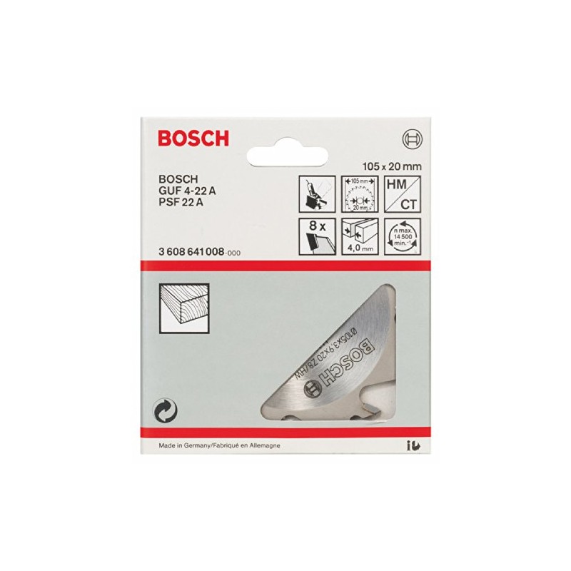 Bosch 3608641008 Blade Cutter 4.13inx20mm 8T