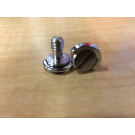 SmallRig New 1/4" D-Ring Stainless Hinged Screw for Tripod/Camera QR Plate 2 Pack