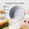 ROCKURWOK Ceramic Nonstick Sauce Pan with Lid, 2.2 Quart Cooking