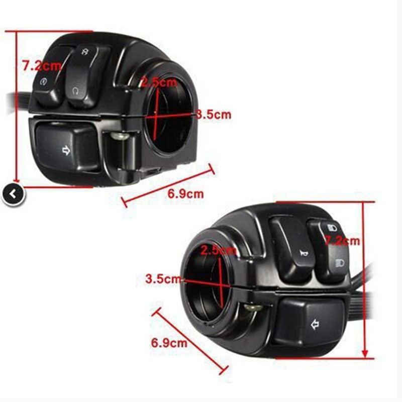 HANSWD ハーレー883 オートバイスイッチ改装のハンドルバー デビッドソンダイナSoftailダイナスポーツカーV-ロッド