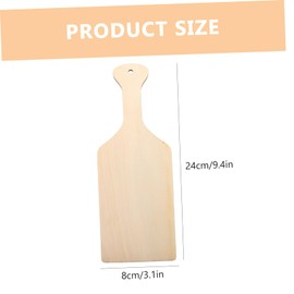 MAGICLULU 6pcs Unfinished Wood Craft Boards for DIY Projects Mini Wooden Cutting Boards with Smooth Edges for Painting Drawing and Unique Craft Creations