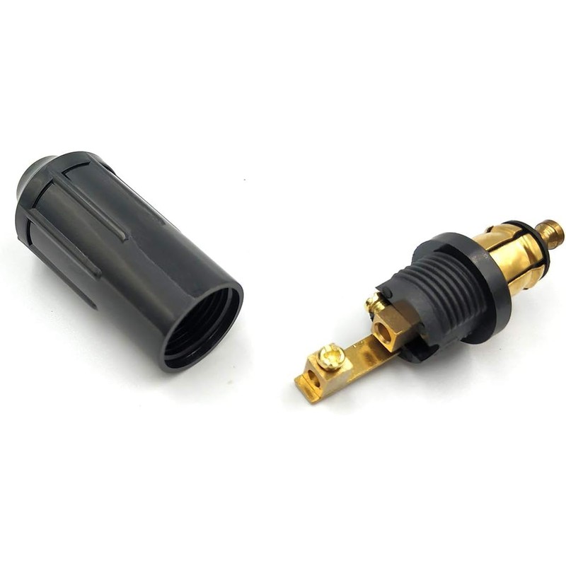 iMESTOU DIN Plug Europeo 12V Connettore Adattatore Accendisigari (1)