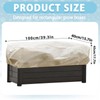 COZYDIG 2-Pack Winter Plant Covers Freeze Protection, 39.3"x17.7"x15.7"Rectangular Garden Covers