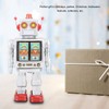 Metal Tin Robot Toy Retro Electric Rotating Figures Model Adult