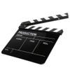 30x25CM Acrylic Clapperboard Director Professional Movie Film Action Clap Photography