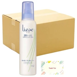 Kao Liese Hair Styling Flow Stream, 6.8 fl oz (200 ml) + Free Kunutonn (Set of 12)