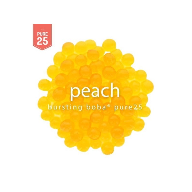 Bossen Bursting Boba Pure25 (Peach, 7.26 Pound (Pack of 1))