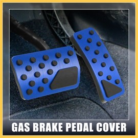 REPAIROCK 1 Set Brake Pedal Pad Gas Accelerator Pedal Cover for Jeep Grand Cherokee for Dodge Durango 2011-2021 Blue Auto Replacement Parts