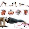 Paifeancodill Sliding Ab Muscle Wheel,Abdominal Disc Wheel Roller Trainer, Fitness
