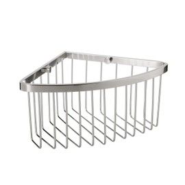 TATAY Corner Storage Basket, Aluminum, Silver, One Size