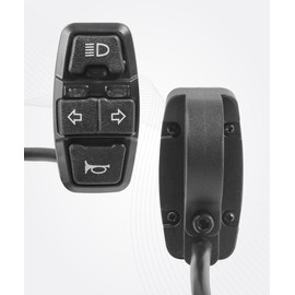 Motorcycle Turn Signal Switch,Car Accessories 3 in 1 Motorcycle Handlebar Switch,Handlebar Light Switchs,Suitable for Most Motorcycles,Scooters,E-Bikes,ATVs with 7/8 Inch Diameter Handlebars