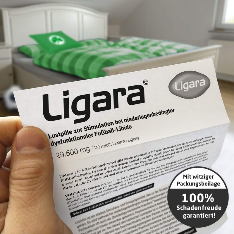 Ligara® for Fürth Fan Item Gift Birthday Fans (1x Single