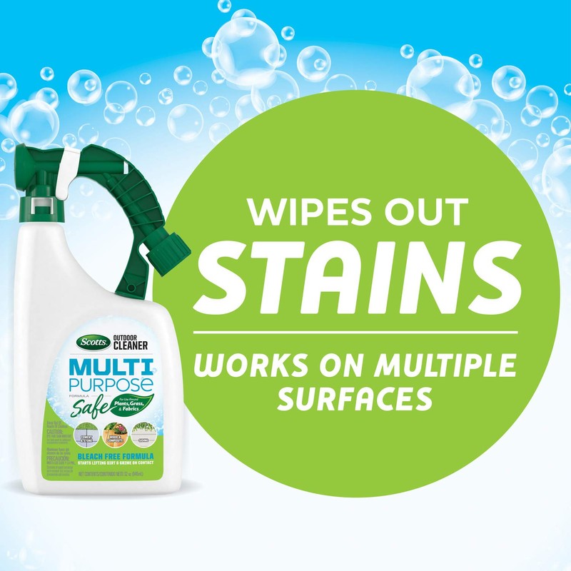 Scotts Outdoor Cleaner Multi Purpose Formula: Ready-to-Spray, Bleach-Free, Use on
