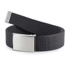 Ladeheid Men's Belt Male Fabric Belt Hessian P90, graphitegray