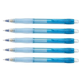 Pilot Super Grip Mechanical Pencil 0.5mm Sky Blue (Pack of 5)