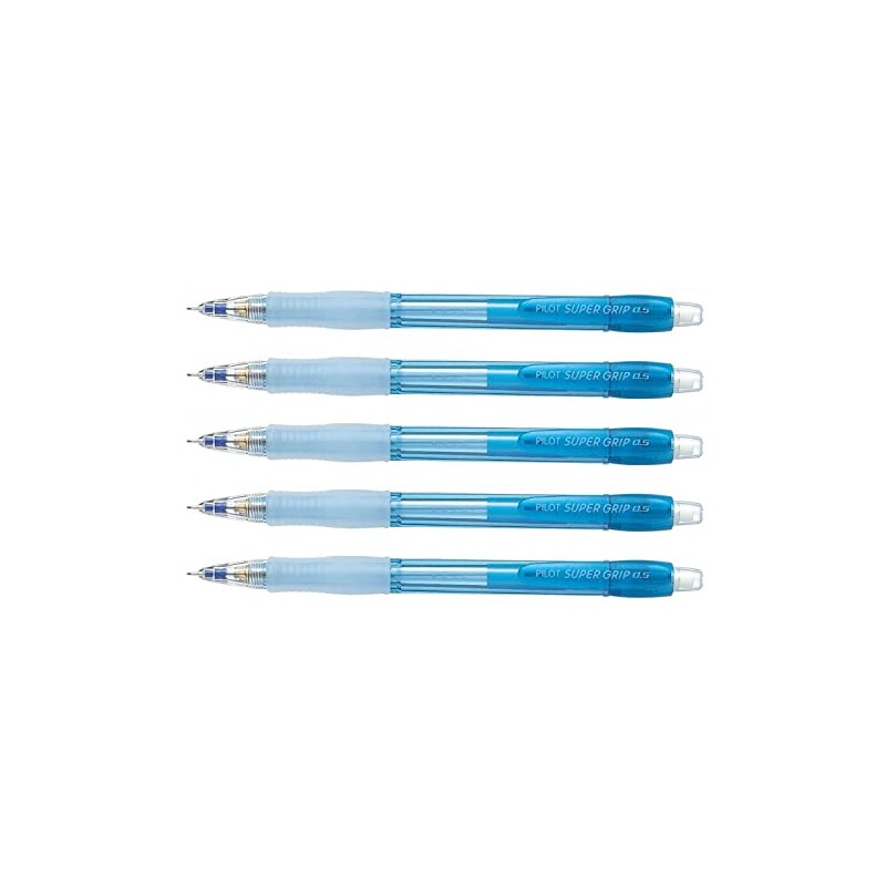 Pilot Super Grip Mechanical Pencil 0.5mm Sky Blue (Pack of